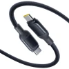 Кабель Baseus PicoGo Fast Charging 240W USB-C до USB-C 1m Black (6953156210967)