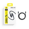 Кабель Baseus PicoGo Fast Charging 240W USB-C до USB-C 1m Black (6953156210967)