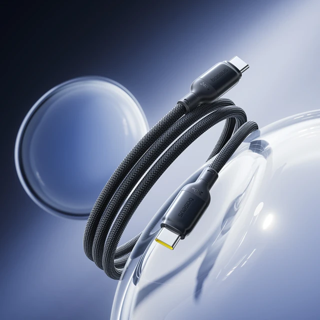 Кабель Baseus PicoGo Fast Charging 240W USB-C до USB-C 1m Black (6953156210967)