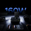 Зарядна станція Baseus Nomos NH21 Qi2 160W 5в1 Black (6953156211834)