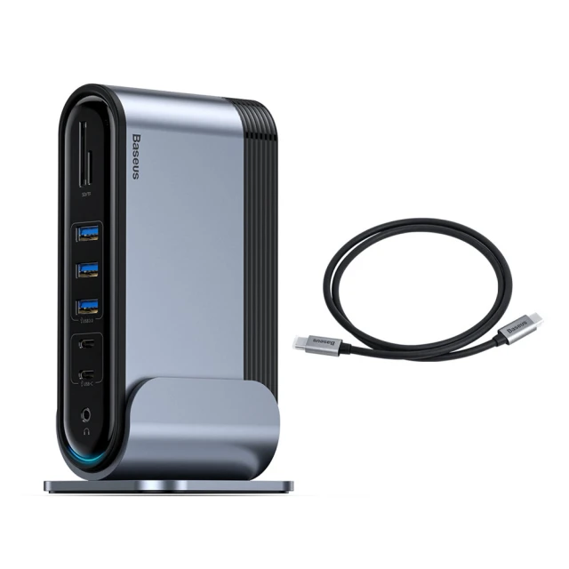 USB-хаб Baseus Multifunctional Working Station Three-Screen (CAHUB-DG0G)