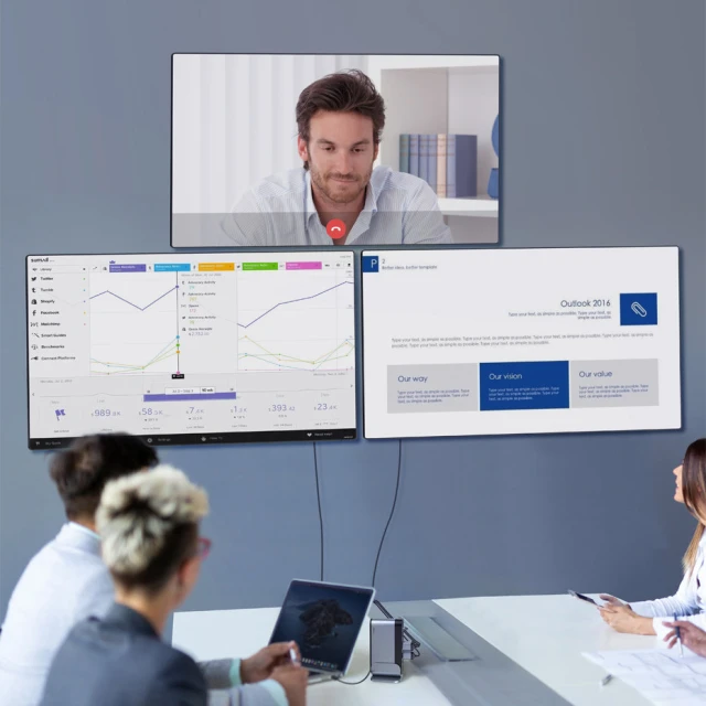 USB-хаб Baseus Multifunctional Working Station Three-Screen (CAHUB-DG0G)