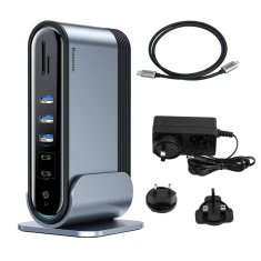 USB-хаб Baseus Multifunctional Working Station Three-Screen (CAHUB-DG0G)