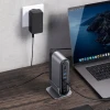 USB-хаб Baseus Multifunctional Working Station Three-Screen (CAHUB-DG0G)