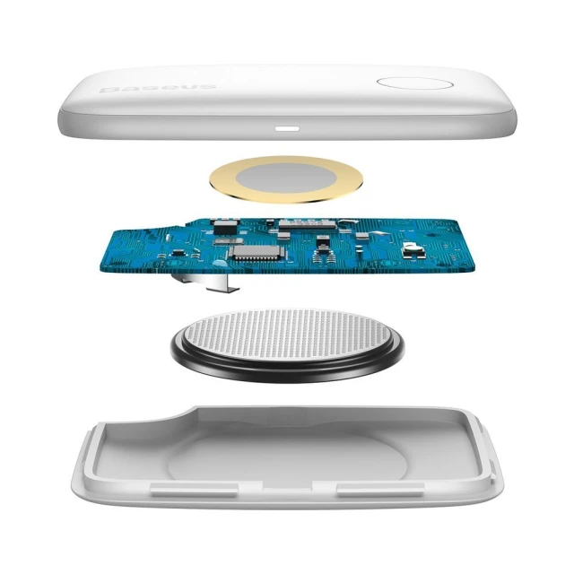 Смарт-брелок Baseus T2 Keychain Mini Wireless White (ZLFDQT2-02)