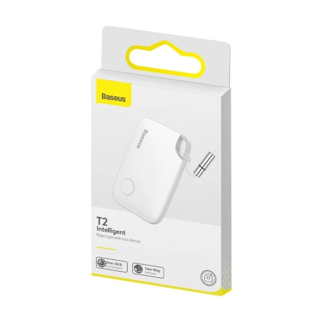 Смарт-брелок Baseus T2 Keychain Mini Wireless White (ZLFDQT2-02)