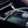 Автомобільний зарядний пристрій Baseus Digital Display 24W 2xUSB-A with USB-A to USB-C/Lightning/Micro-USB Cable Black (TZCCBX-0G)