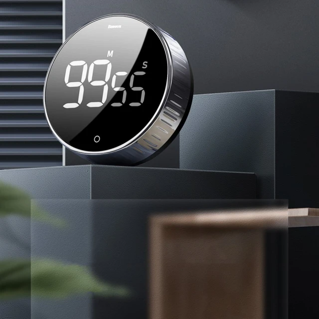 Таймер Baseus Heyo Rotation Countdown Timer Black (ACDJS-01)
