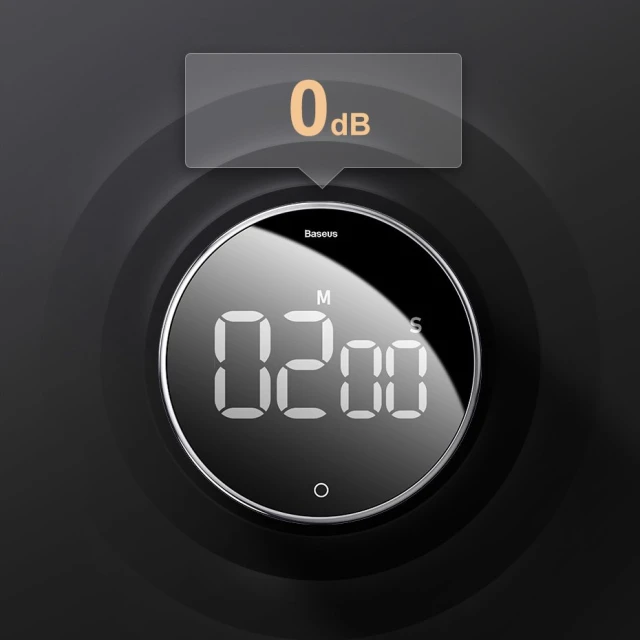 Таймер Baseus Heyo Rotation Countdown Timer Black (ACDJS-01)
