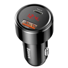 Автомобільний зарядний пристрій Baseus Magic Series PPS Type-C PD+QC 45W Black (6953156216891)
