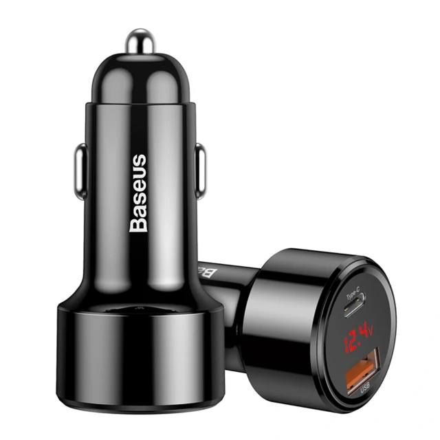 Автомобільний зарядний пристрій Baseus Magic Series PPS Type-C PD+QC 45W Black (6953156216891)