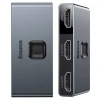 Разветвитель Baseus Matrix 2-in-1 HDMI to 2xHDMI Space Grey (CAHUB-BC0G)