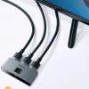 Разветвитель Baseus Matrix 2-in-1 HDMI to 2xHDMI Space Grey (CAHUB-BC0G)