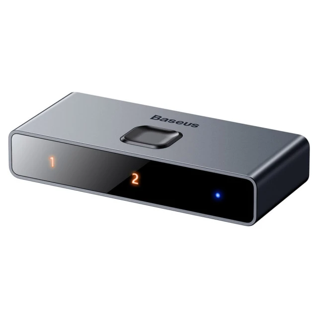 Разветвитель Baseus Matrix 2-in-1 HDMI to 2xHDMI Space Grey (CAHUB-BC0G)