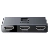 Разветвитель Baseus Matrix 2-in-1 HDMI to 2xHDMI Space Grey (CAHUB-BC0G)