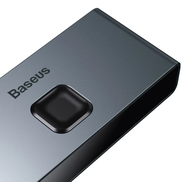 Разветвитель Baseus Matrix 2-in-1 HDMI to 2xHDMI Space Grey (CAHUB-BC0G)