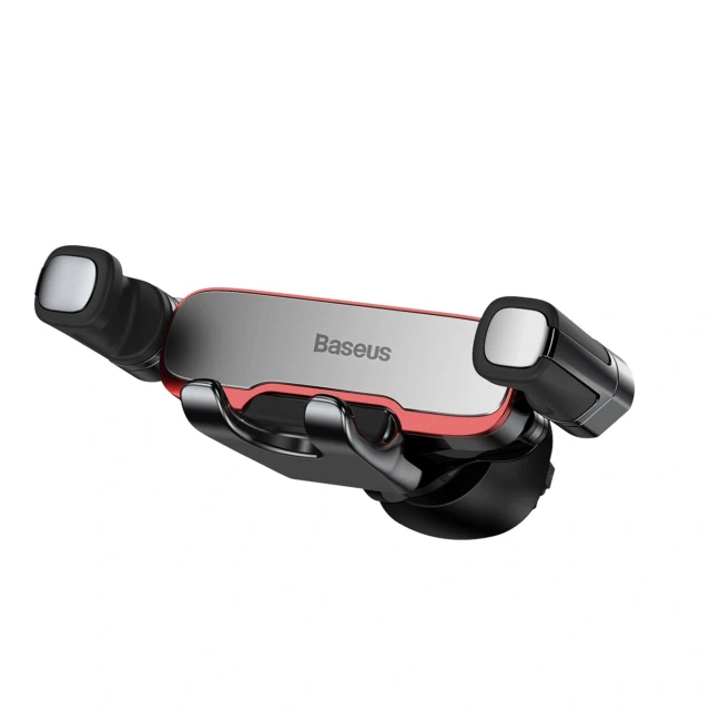 Автодержатель Baseus Lateral Gravity гравитационный Silver (6953156219786)