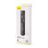 Пульт дистанційного керування Baseus Orange Dot with Laser Pointer Gray (ACFYB-0G)