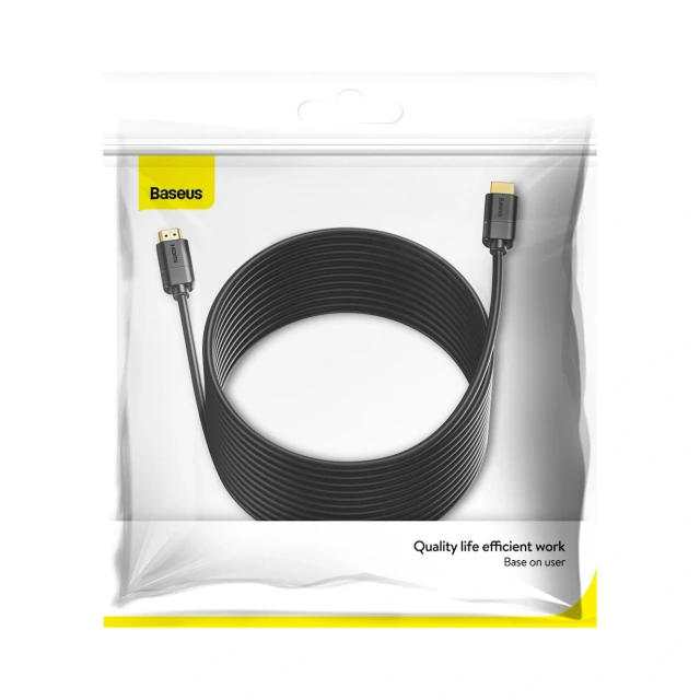 Кабель HDMI Baseus HDR 1080p 60Hz 12m HDMI 2.0 Black (6953156222571)