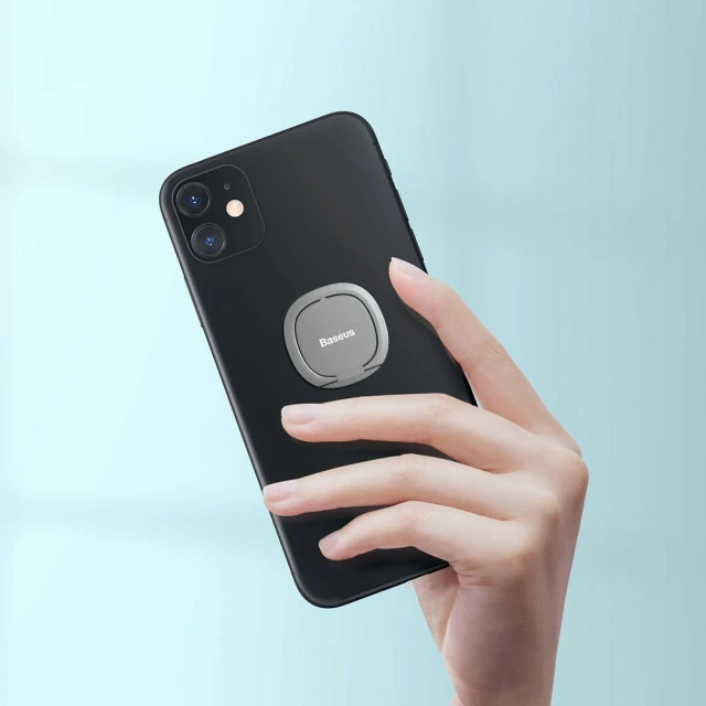Кільце-тримач для смартфона Baseus Invisible Phone Ring Holder Silver (SUYB-0S)