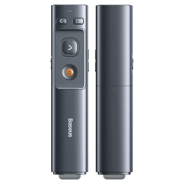 Пульт дистанційного керування Baseus Orange Dot with Laser Pointer (without Battery) Gray (ACFYB-B0G)