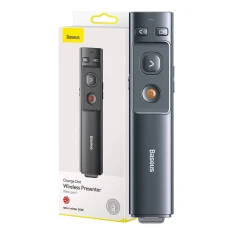 Пульт дистанційного керування Baseus Orange Dot with Laser Pointer (without Battery) Gray (ACFYB-B0G)