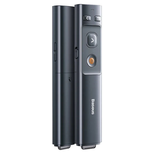 Пульт дистанційного керування Baseus Orange Dot with Laser Pointer (without Battery) Gray (ACFYB-B0G)