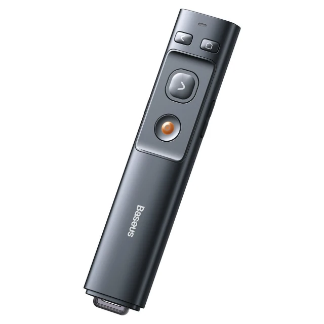 Пульт дистанційного керування Baseus Orange Dot with Laser Pointer (without Battery) Gray (ACFYB-B0G)