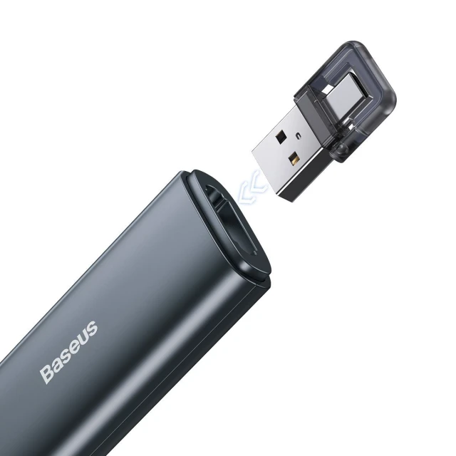 Пульт дистанційного керування Baseus Orange Dot with Laser Pointer (without Battery) Gray (ACFYB-B0G)
