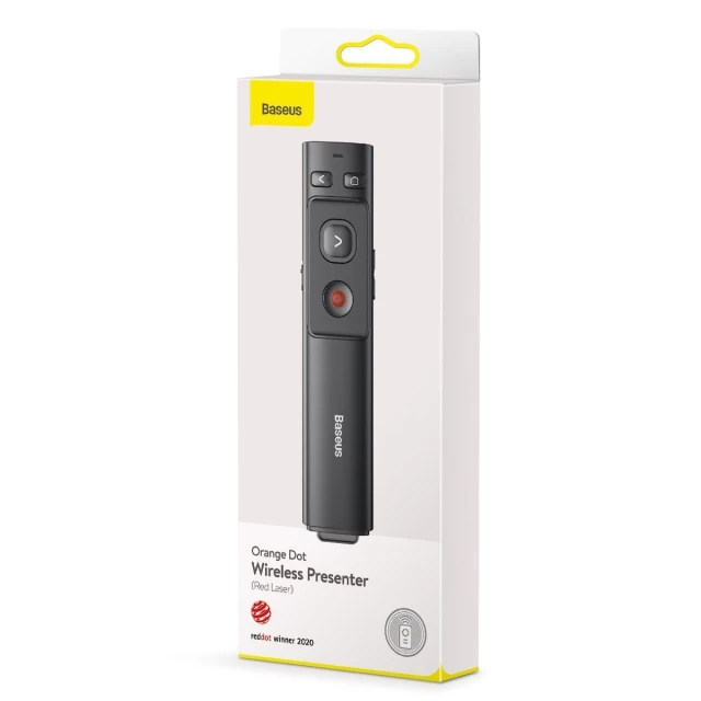 Пульт дистанційного керування Baseus Orange Dot with Laser Pointer (without Battery) Gray (ACFYB-B0G)