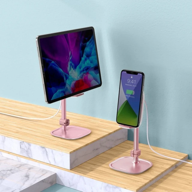 Бездротовий зарядний пристрій Baseus 15W Rose Gold (6953156229242)