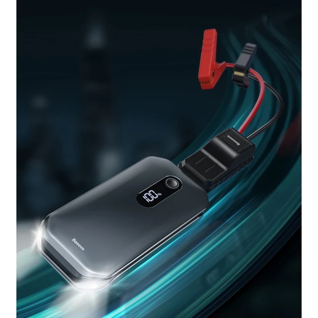 Автомобільний пусковий пристрій Baseus Starter Jump Starter Booster 12000 mAh Red (CRJS03-09)