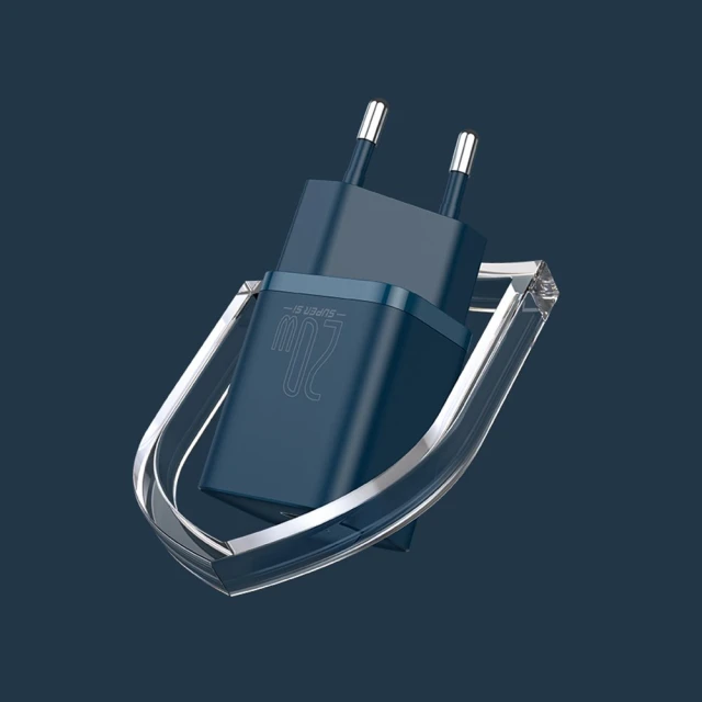 Сетевое зарядное устройство Baseus Super Si 20W USB-C Blue (TZCCSUP-B03)