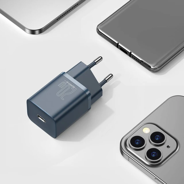 Сетевое зарядное устройство Baseus Super Si 20W USB-C Blue (TZCCSUP-B03)
