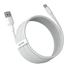 Кабель Baseus Simple Wisdom Data Cable Kit USB-A to USB-C 1.5m White (2 Pack) (CATKLF-U91)