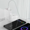 Кабель Baseus Simple Wisdom Data Cable Kit USB-A to USB-C 1.5m White (2 Pack) (CATKLF-U91)
