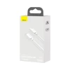 Кабель Baseus Simple Wisdom USB-C to Lightning PD 20W 1.5m (2 Pack) White (TZCATLZJ-02)