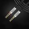 Кабель Baseus Yiven M30 Stereo AUX 3.5mm Male Mini Jack 1.5m Black/Silver (CAM30-CS1)