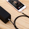 Кабель Baseus Yiven M30 Stereo AUX 3.5mm Male Mini Jack 1.5m Black/Silver (CAM30-CS1)