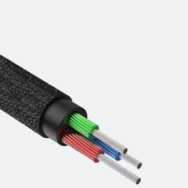 Кабель Baseus Yiven M30 Stereo AUX 3.5mm Male Mini Jack 1.5m Black/Silver (CAM30-CS1)