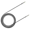 Кабель Baseus Yiven M30 Stereo AUX 3.5mm Male Mini Jack 1.5m Black/Silver (CAM30-CS1)