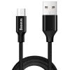Кабель Baseus Yiven micro USB to USB-A 2A 1.5m Black (CAMYW-B01)