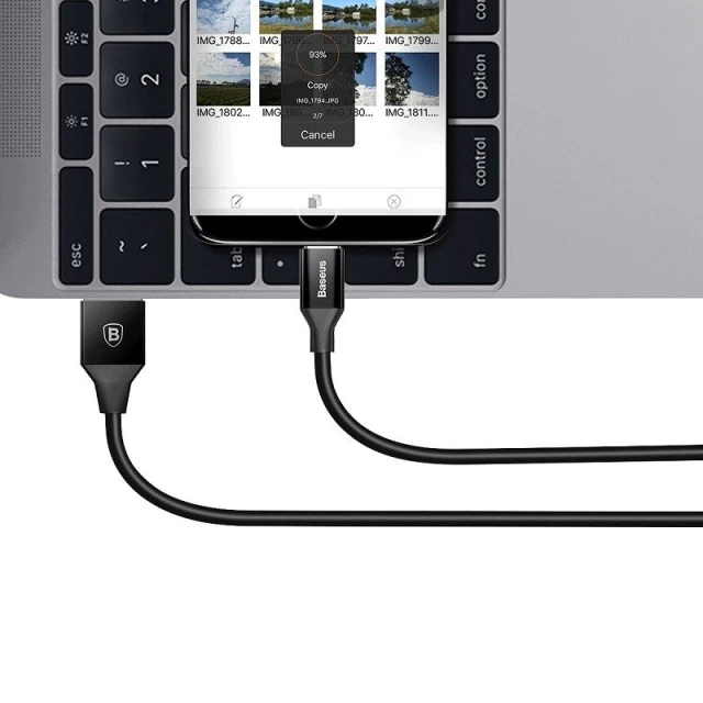 Кабель Baseus Yiven micro USB to USB-A 2A 1.5m Black (CAMYW-B01)