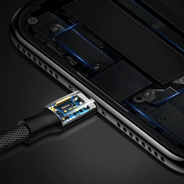Кабель Baseus Yiven micro USB to USB-A 2A 1.5m Black (CAMYW-B01)