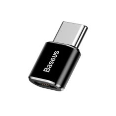 Перехідник Baseus OTG Micro USB to Type-C Black (CAMOTG-01)