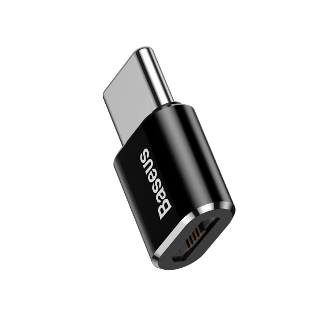 Перехідник Baseus OTG Micro USB to Type-C Black (CAMOTG-01)