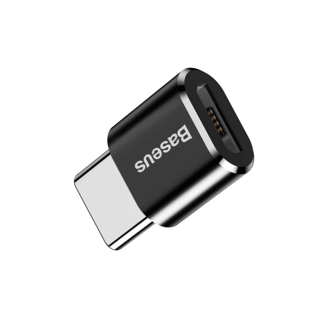 Перехідник Baseus OTG Micro USB to Type-C Black (CAMOTG-01)