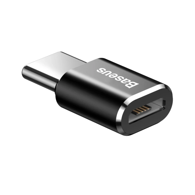Перехідник Baseus OTG Micro USB to Type-C Black (CAMOTG-01)
