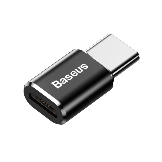 Перехідник Baseus OTG Micro USB to Type-C Black (CAMOTG-01)