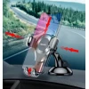 Автотримач Baseus Osculum Gravity Mount Dashboard Windshield Silver (SUYL-XP0S)
